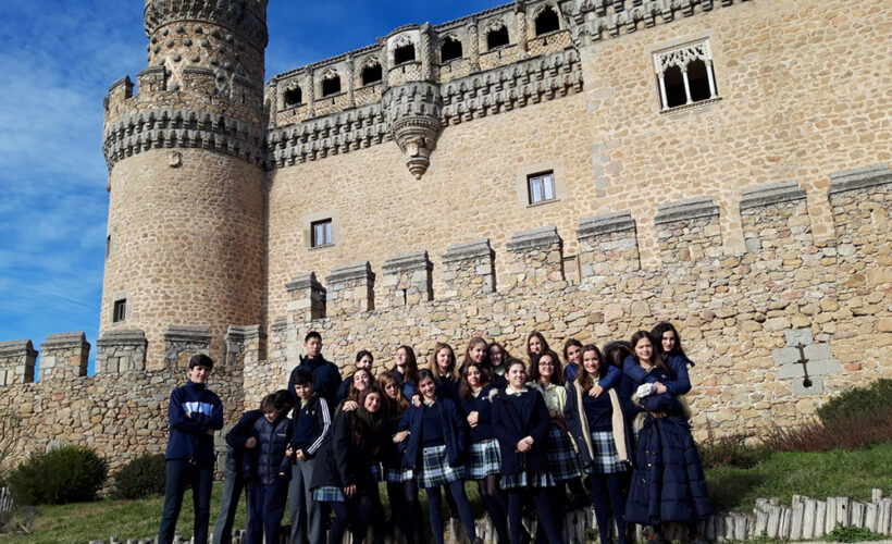 2º de la ESO visita el Castillo de Manzanares El Real