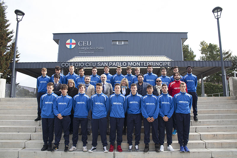 Futbolistas internacionales de alto rendimiento se escolarizan en CEU Montepríncipe