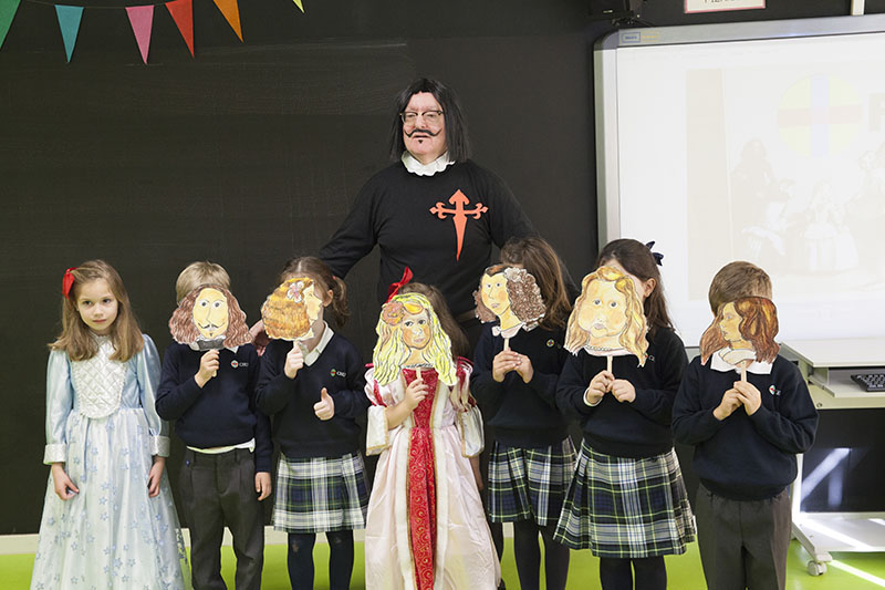 Clase de oratoria en Primaria, con el mismísimo D. Diego Velázquez
