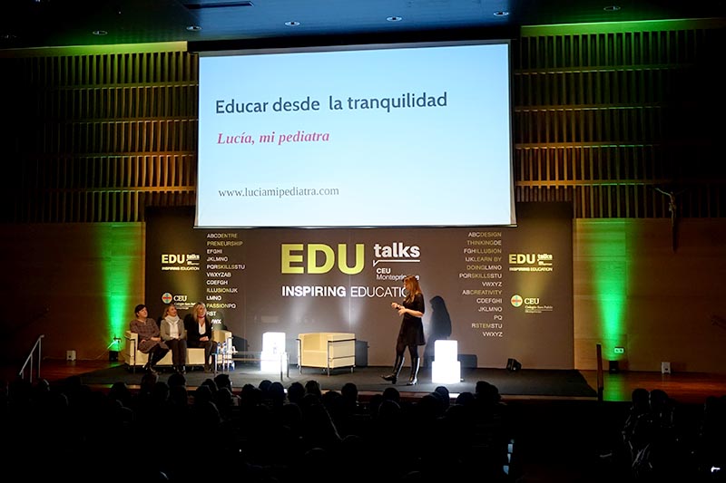 “Lucía, mi pediatra”, explica en el colegio cómo educar desde la tranquilidad