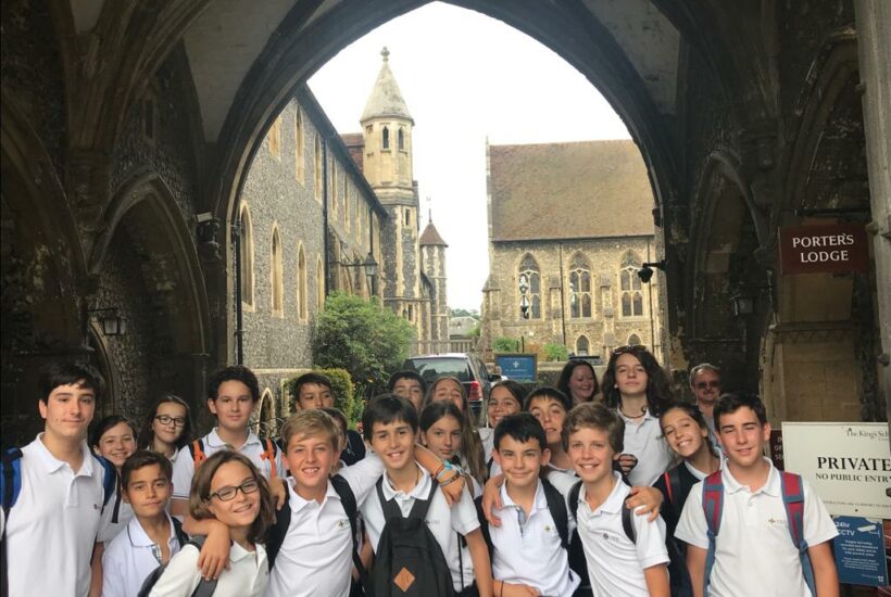 Intercambio en Canterbury de Primaria colegio ceu monteprincipe