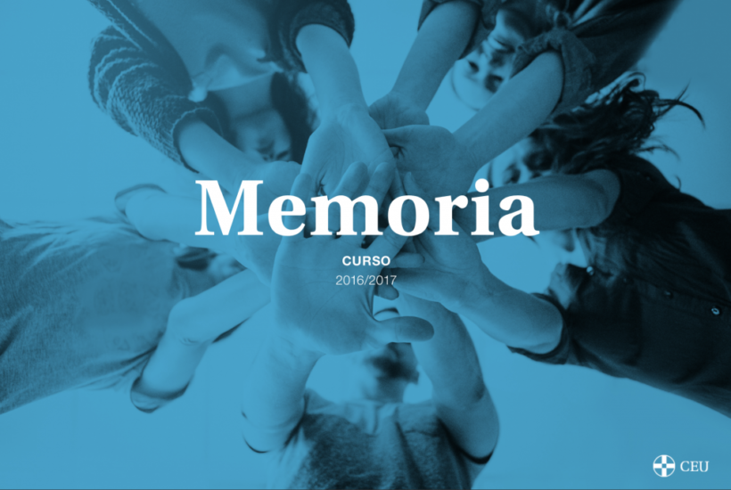 Disponible la Memoria del curso 2016/17 de la Fundación Universitaria San Pablo CEU
