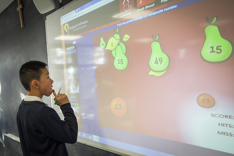 Las TIC en las aulas colegio CEU Monteprincipe